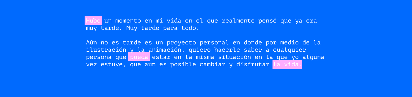 AUN NO ES TARDE — 2